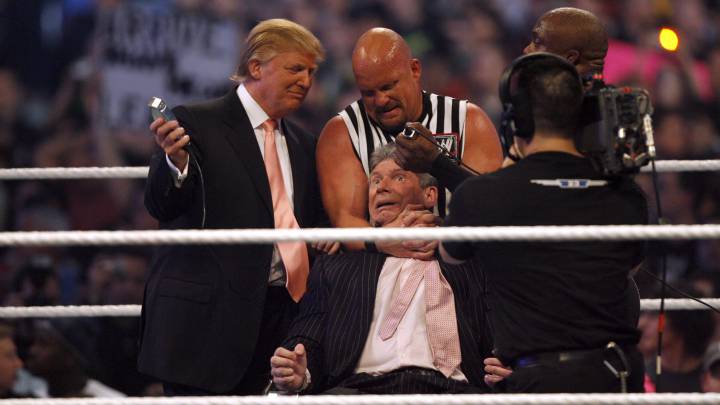 Donald Trump en Wrestlemania