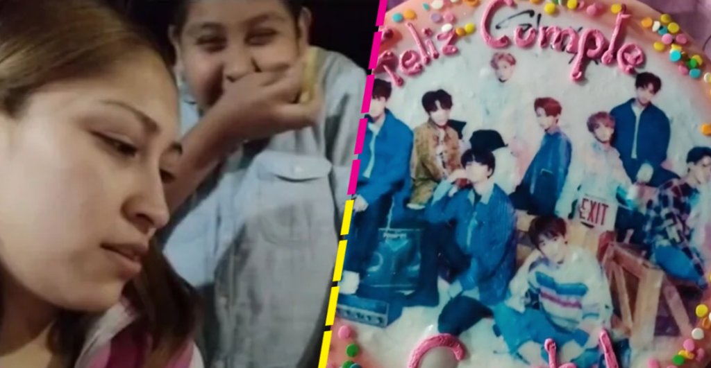 Quedó: Joven pide pastel de cumpleaños de BTS... y le dieron uno de otro grupo
