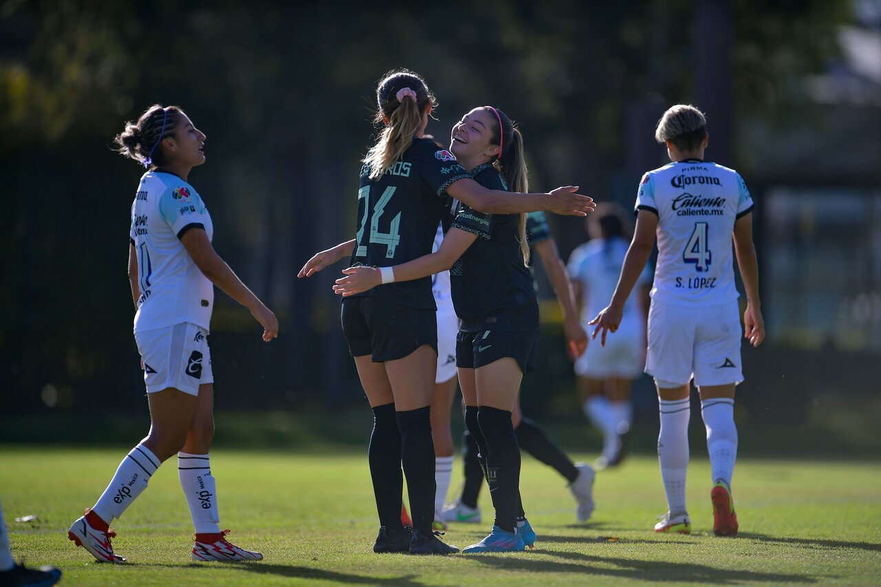  El 'Ferrari' águila, duelo de porteras en Pachuca y goleada de Rayadas en la J8 de Liga MX Femenil