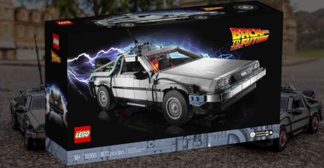 ¡LEGO presenta su set para armar el DeLorean de 'Volver al futuro'!