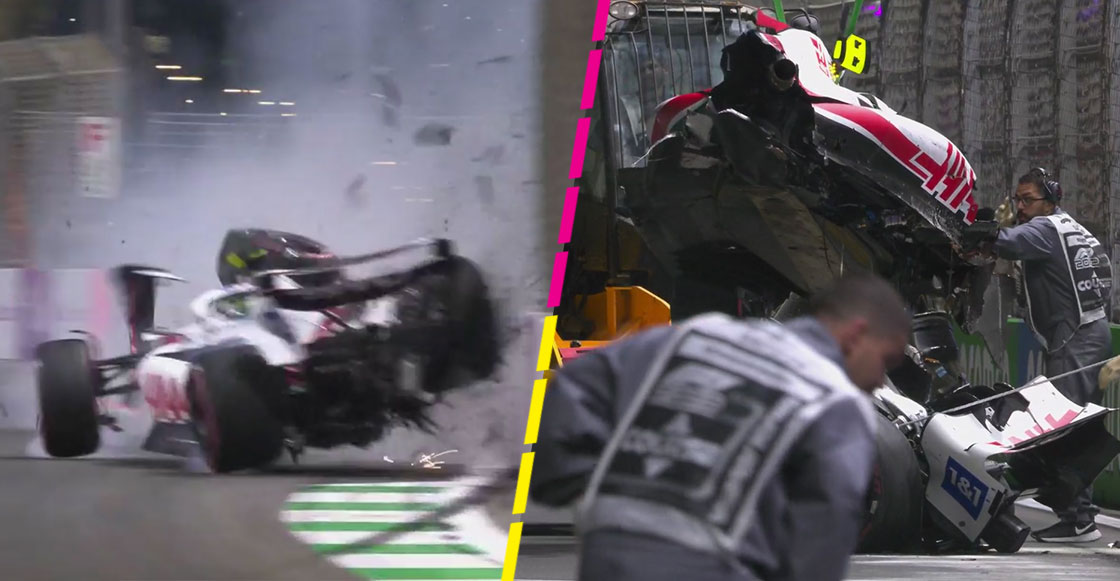 El terrible choque de Mick Schumacher que suspendió la calificación del GP de Arabia