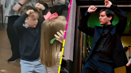 Ah, prro: Niño imita el baile de Tobey Maguire en 'Spider-Man 3' y se hace viral