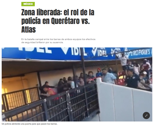 Vergüenza internacional: Así dieron a conocer los diarios de todo el mundo lo ocurrido en el Querétaro vs Atlas 