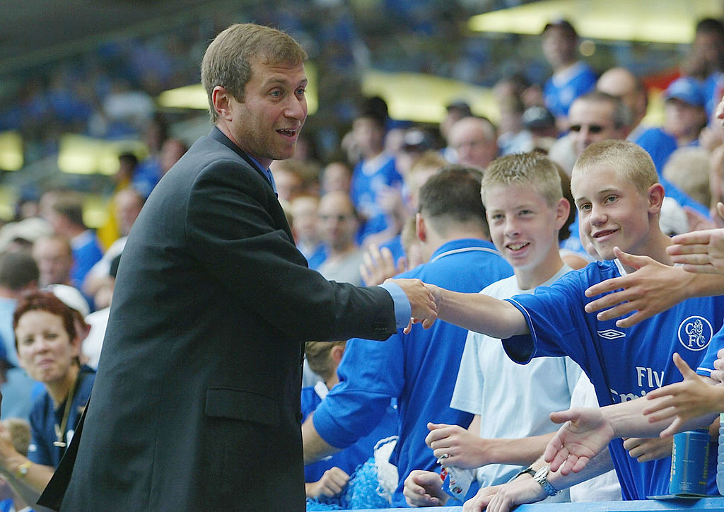 Roman Abramovich, dueño del Chelsea en Stamford Bridge