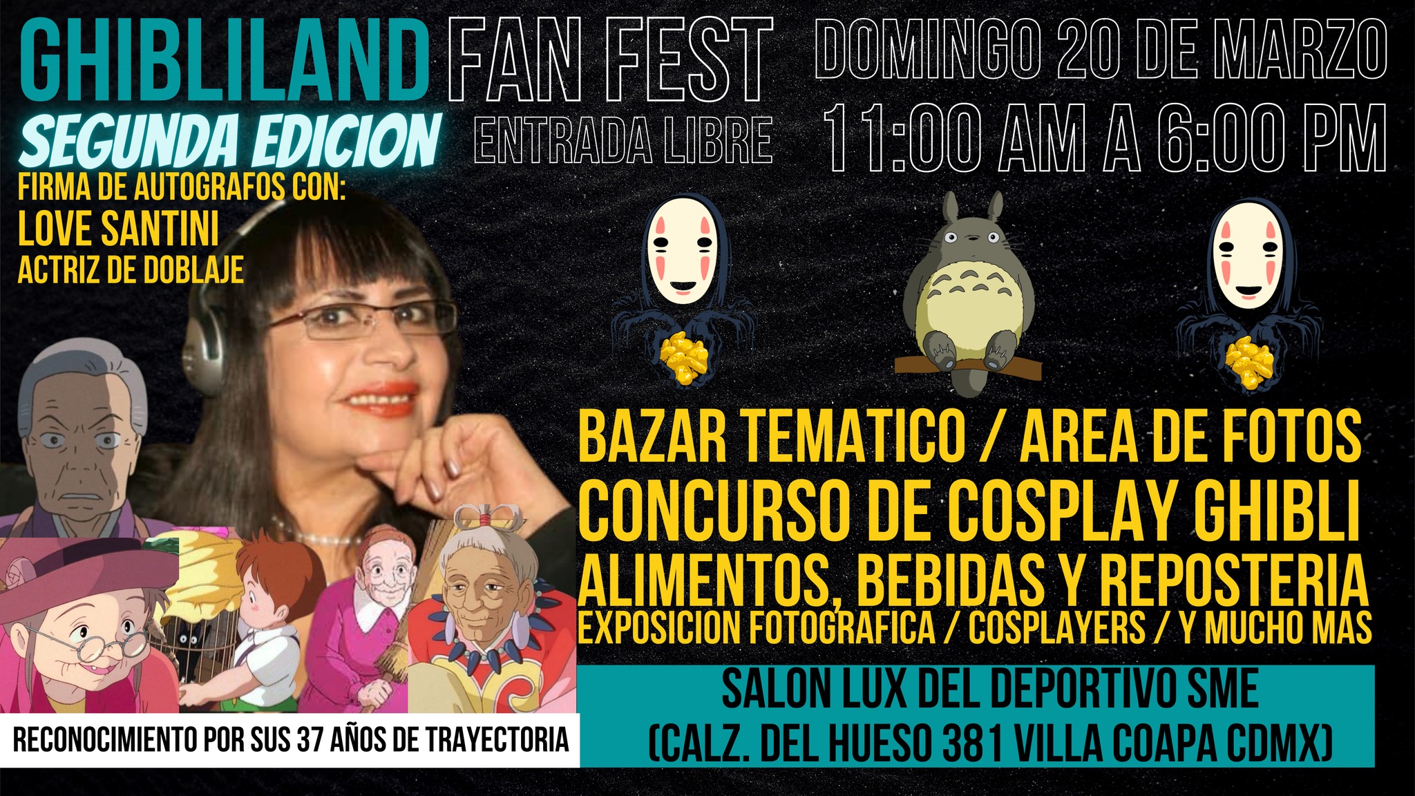 ¡Listo el 2do GhibliLand Fan Fest en CDMX para fans de Studio Ghibli!
