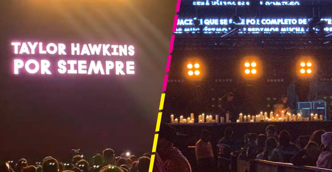 Encienden veladoras y recuerdan a Taylor Hawkins en el Estéreo Picnic