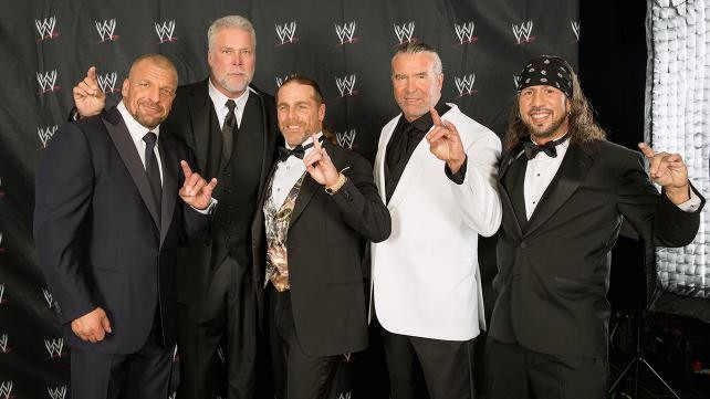 The Kliq, formada por Triple H, Kevin Nash, Shawn Michaels, Scott Hall y X-Pac