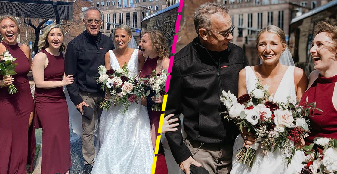 Casual: Como cuando tomas las fotos de tu boda y Tom Hanks se cuela en ellas