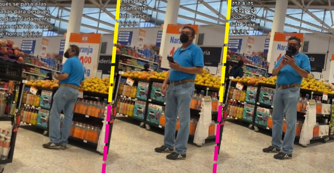 Mujer graba reto en TikTok y capta a un hombre tomándole fotos