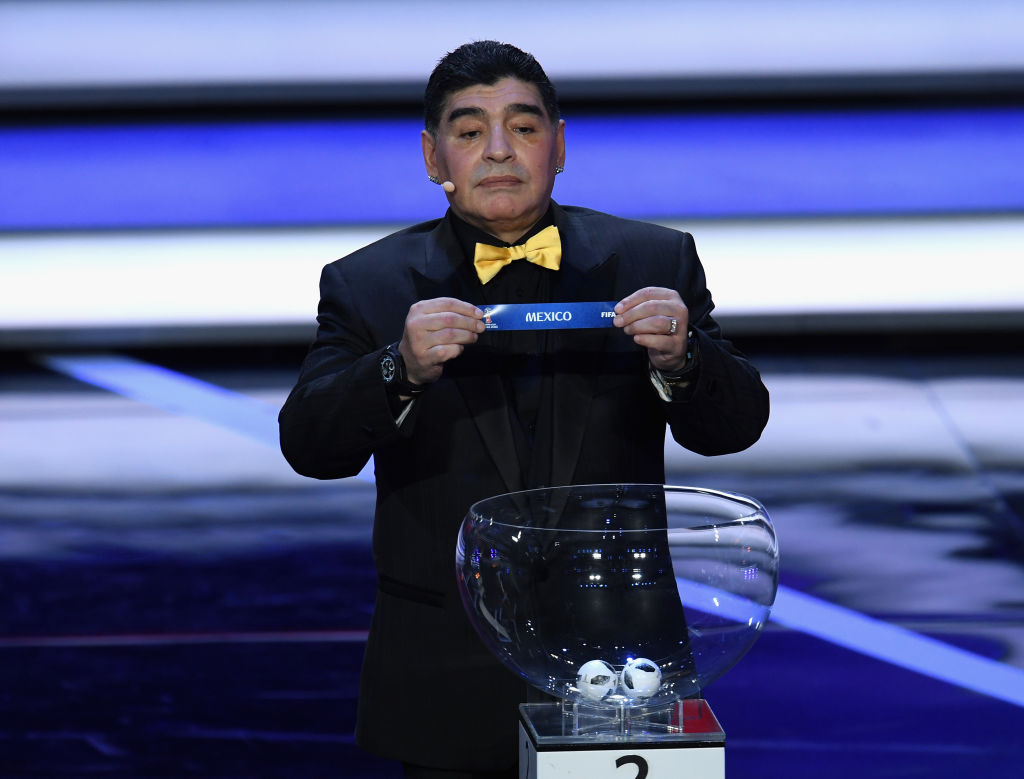 Maradona sorteo Mundial México