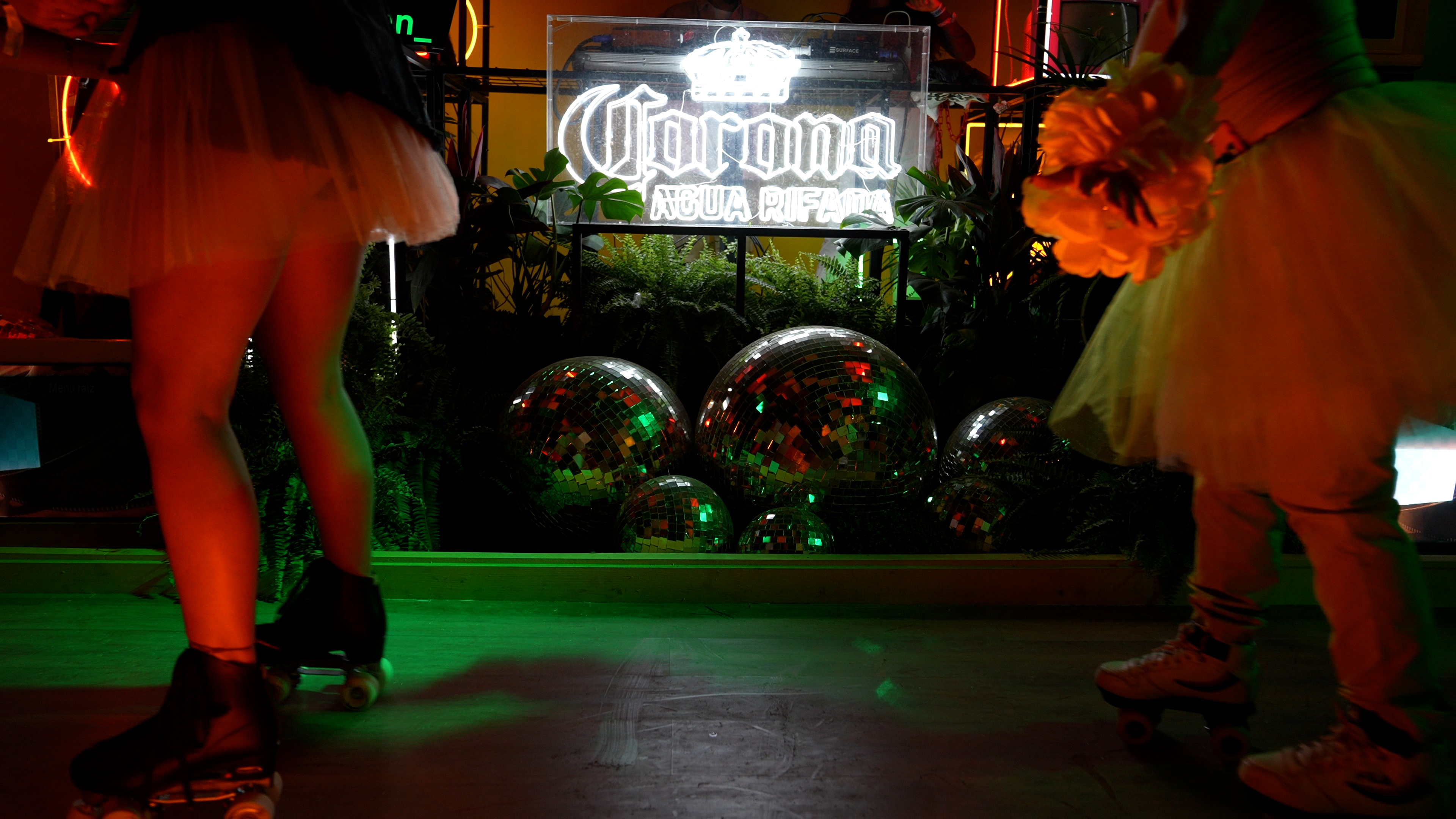 Pista de patinaje en Ceremonia