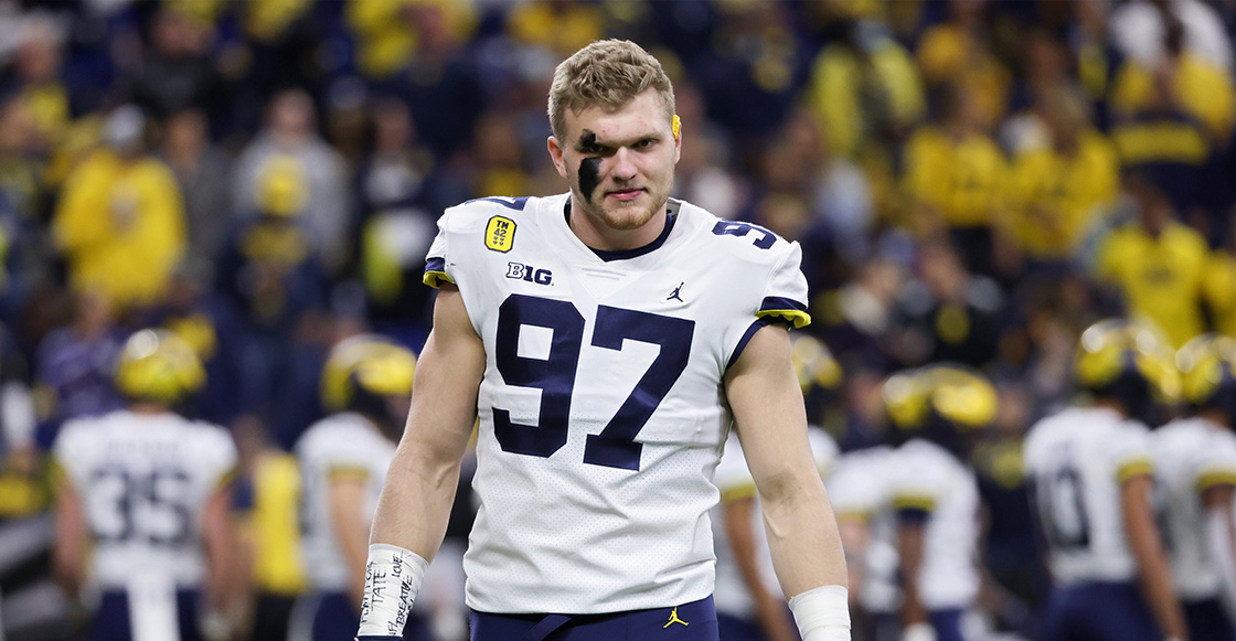 Aidan Hutchinson, el jugador que le prometió a su padre jugar con Michigan para seguir sus pasos