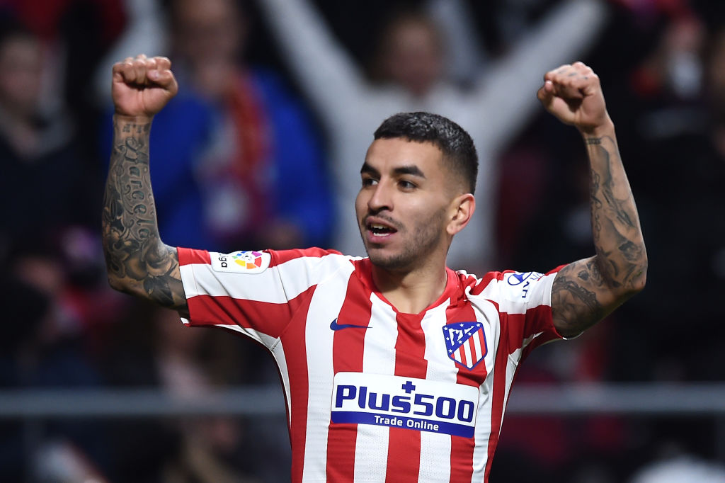 Ángel Correa con el Atlético de Madrid