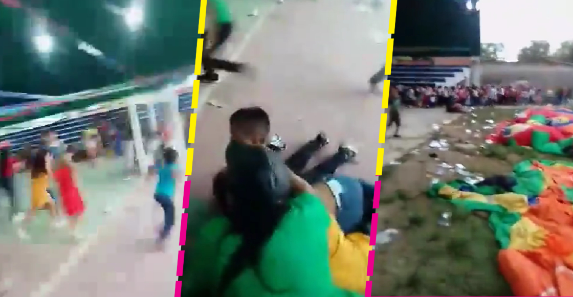 Balacera interrumpe festejo del Día del Niño y el video es terrible