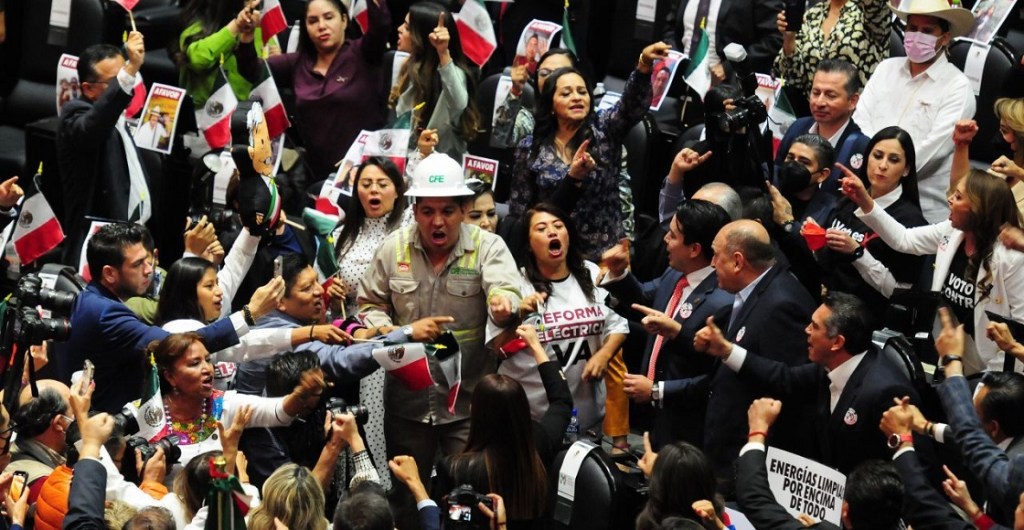 CIUDAD DE MÉXICO, 17ABRIL2022.- Da inicio la sesión ordinaria en la Cámara de Diputados donde los legisladores discutirán el dictamen de la Reforma Eléctrica enviada por el ejecutivo.