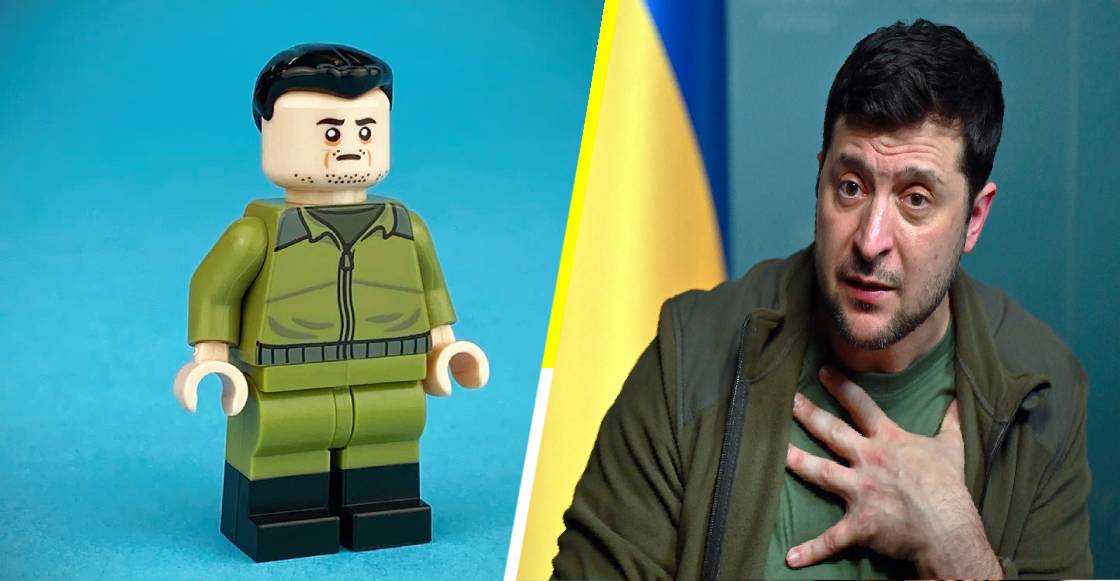 ¡Enorme! Vende figuras de Lego de Zelenskyy y logra recaudar 16K para Ucrania