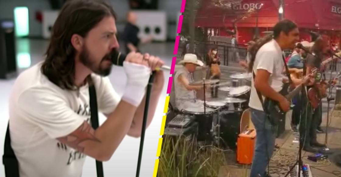 Banda toca cover de 'The Pretender' de Foo Fighters en calles de CDMX