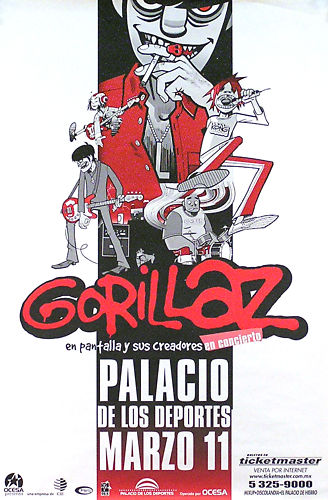 Recordemos cada una de las presentaciones de Gorillaz en México