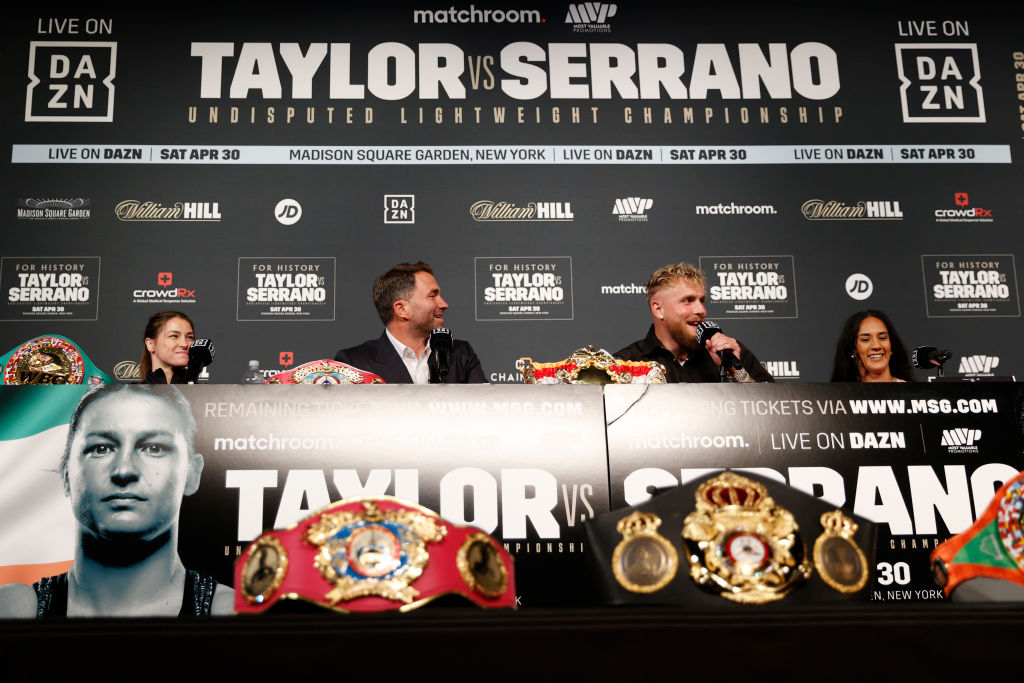 Jake Paul y Eddie Hearn