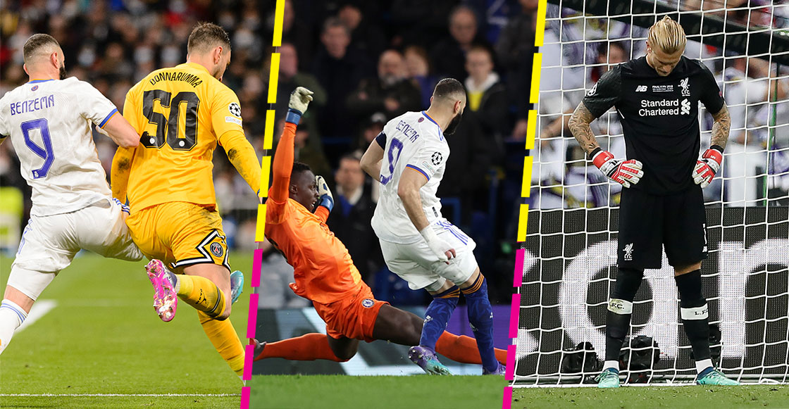 Los porteros a los que Benzema ha dejado en ridículo en la Champions