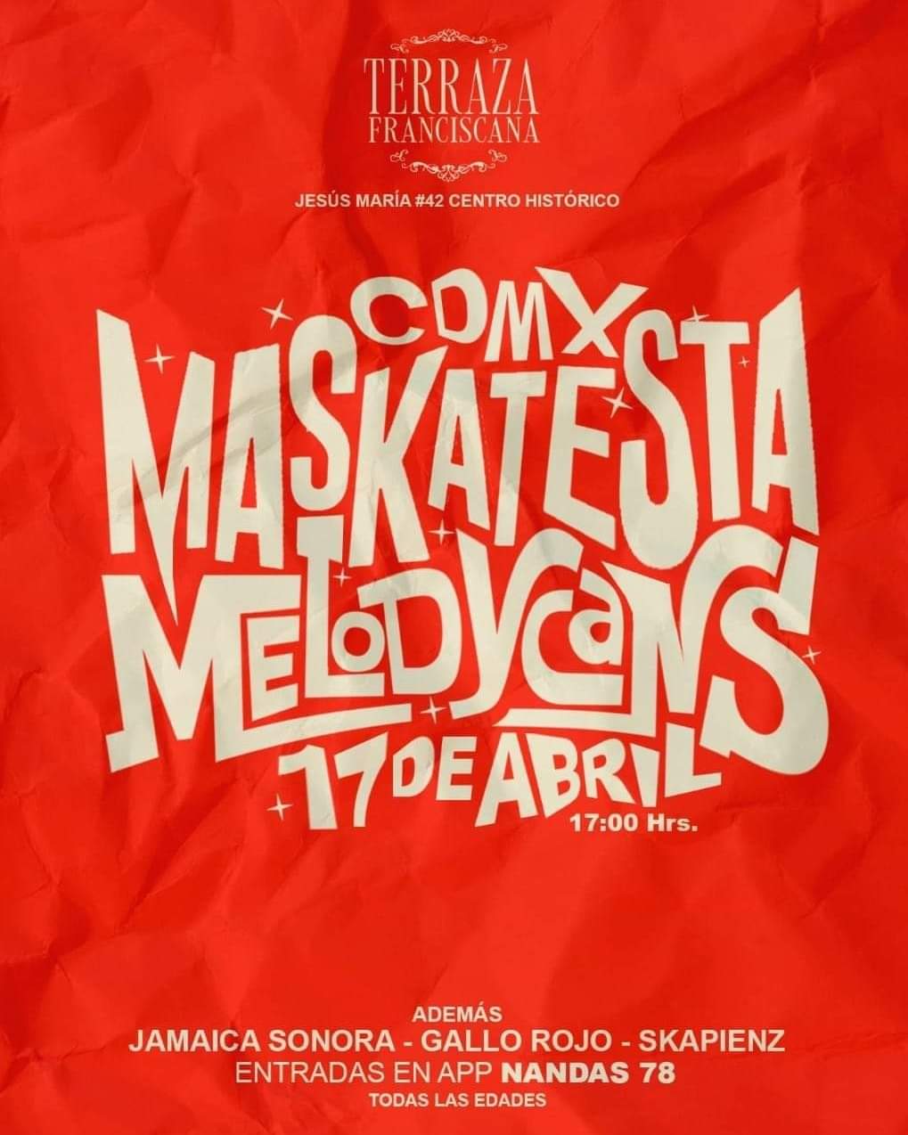 Denuncian agresiones y disparos en concierto de Maskatesta en la CDMX