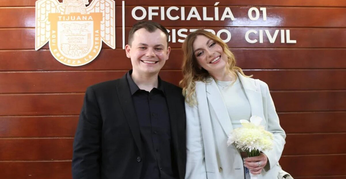 Pareja de Rusa y Ucrania huye de la guerra y se casa en México