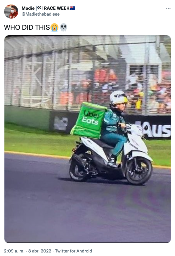 La multa (y los memes) que dejó el paseo de Vettel en scooter durante las prácticas en Australia
