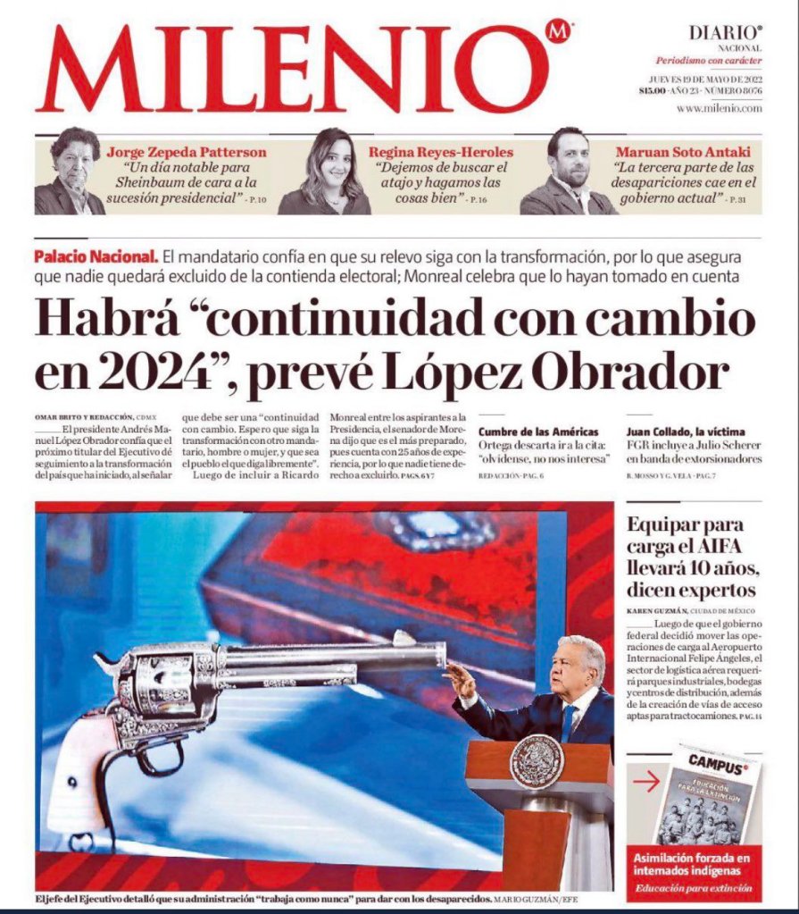 AMLO-foto-pistola-cabeza-milenio-madero-villa-polemica-simbolica-2