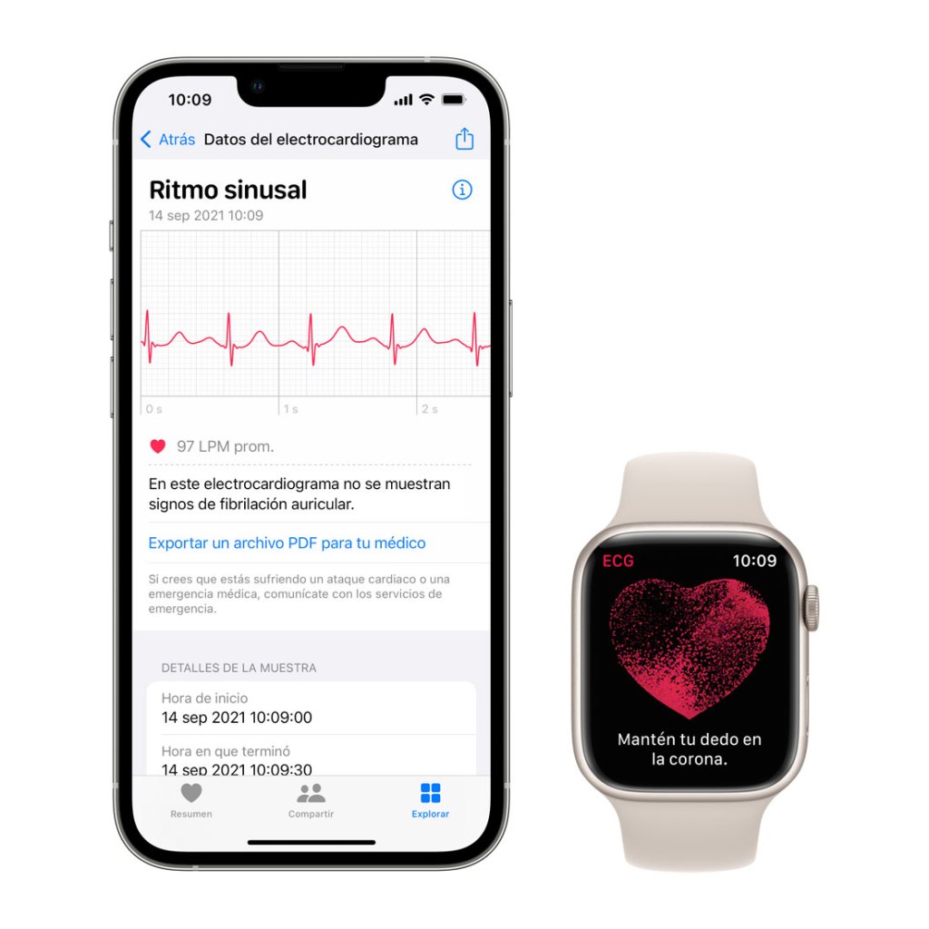 Función de electrocardiograma en Apple Watch