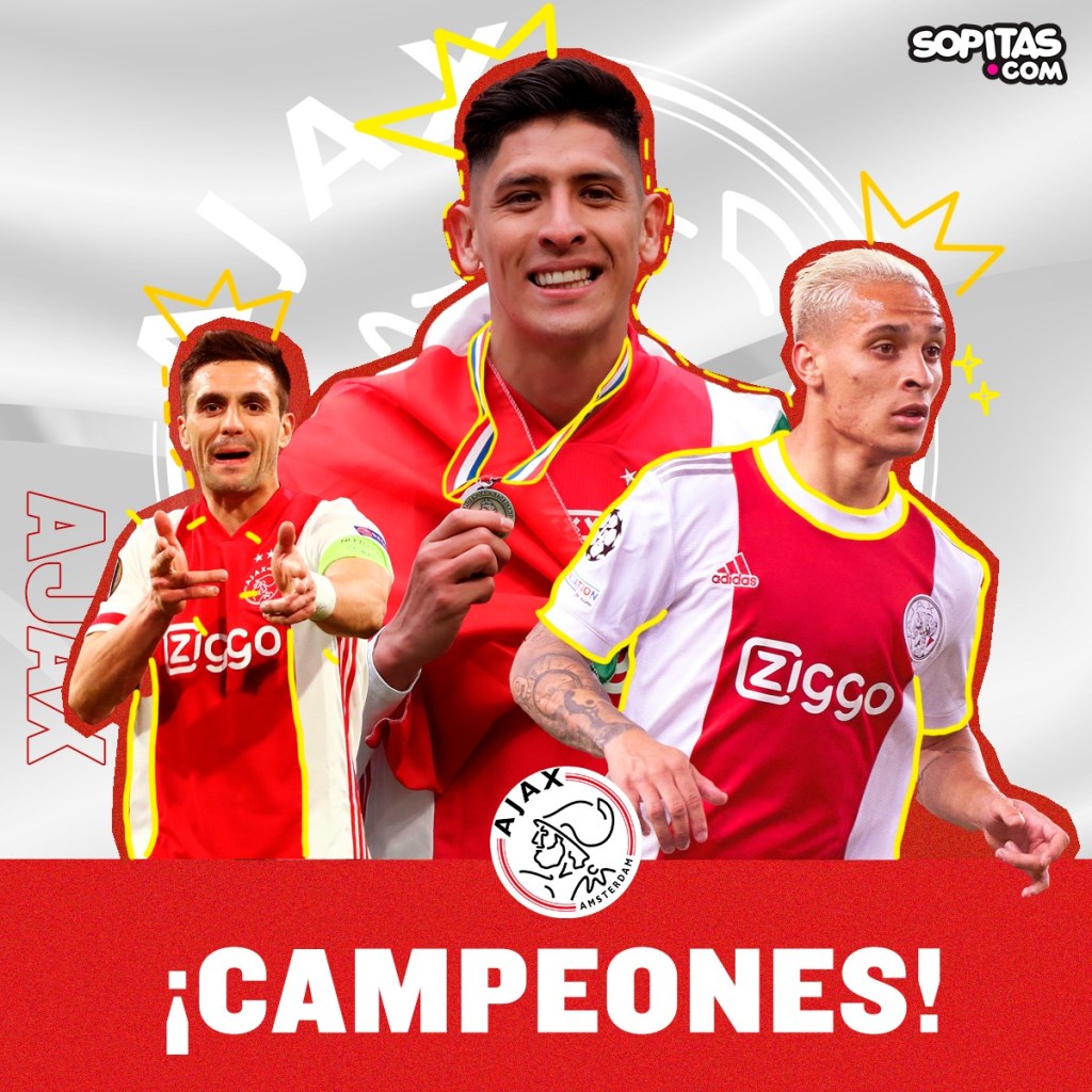 Ajax y Edson Álvarez campeones de la Eredivisie