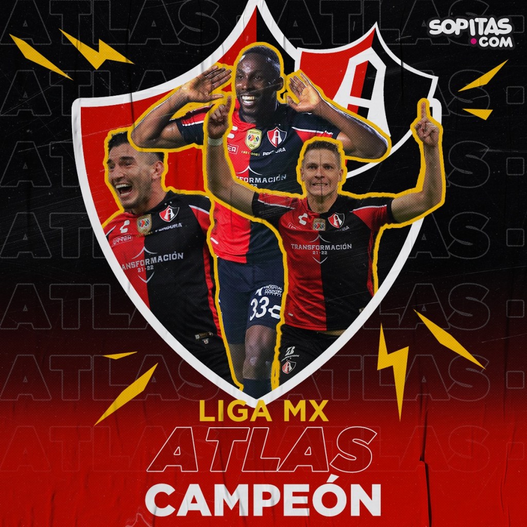 Atlas bicampeón de la Liga MX