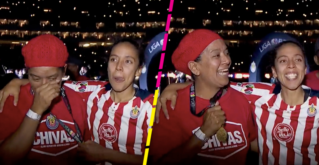 El emotivo festejo de Casandra Montero con su madre por el título de Chivas Femenil