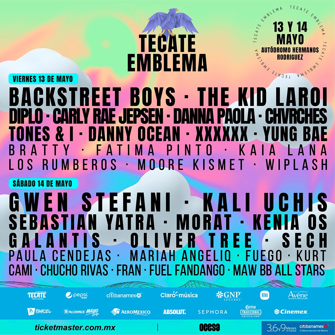 Te regalamos boletos para que vayas al Tecate Emblema con tus amigos