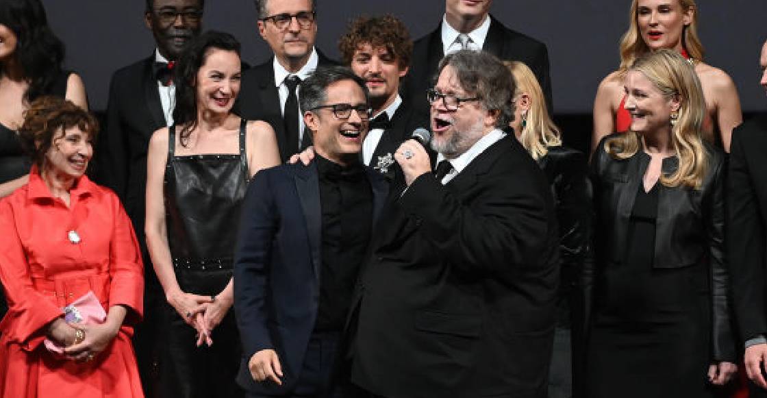 Guillermo Del Toro y Gael García se echan un palomazo en Cannes 2022
