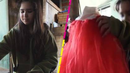 Joven vende el vestido de XV años que le dio su abuelita para que coman sus hermanos