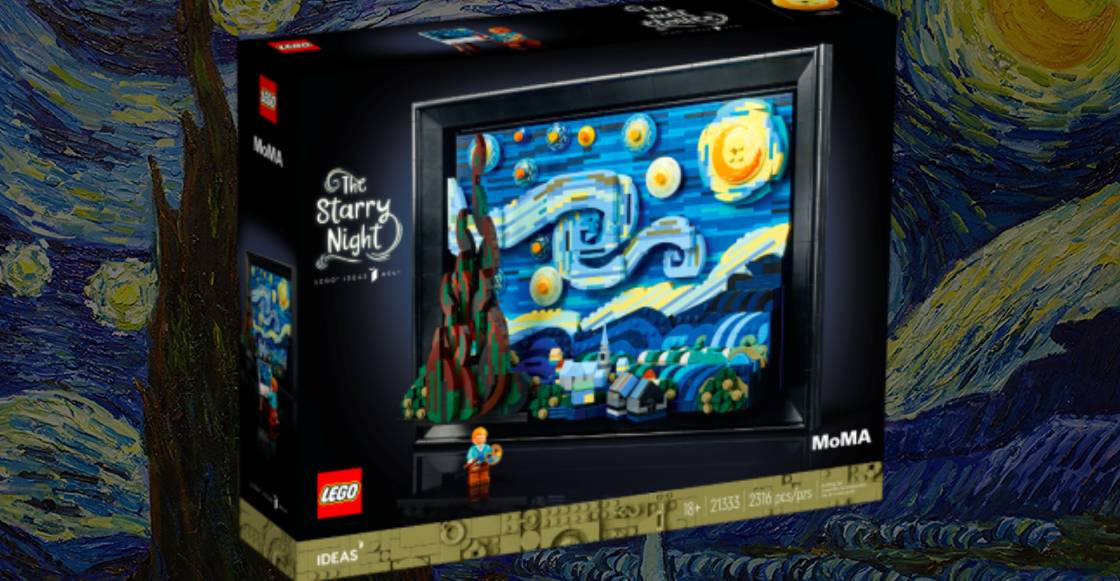 ¡LEGO presenta su set para que armes 'La noche estrellada' de Van Gogh!
