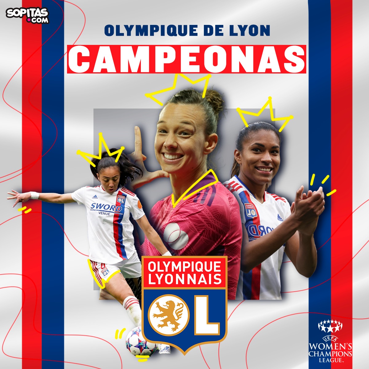¡Reinas de Europa! Lyon, campeonas de la Champions League con golazos ante Barcelona