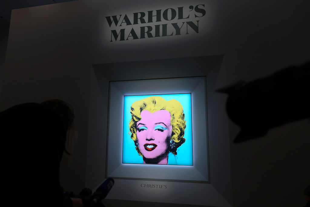 Cuadro "The Marilyn" de Andy Warhol en Chrirtie's 