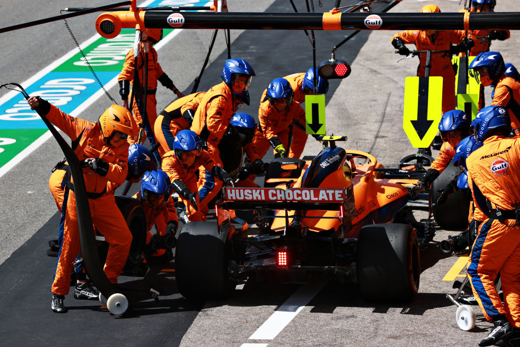 Pit stop más rápida McLaren