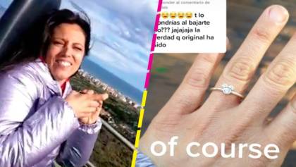 Hombre le pide matrimonio a su novia en una montaña rusa y se hace viral
