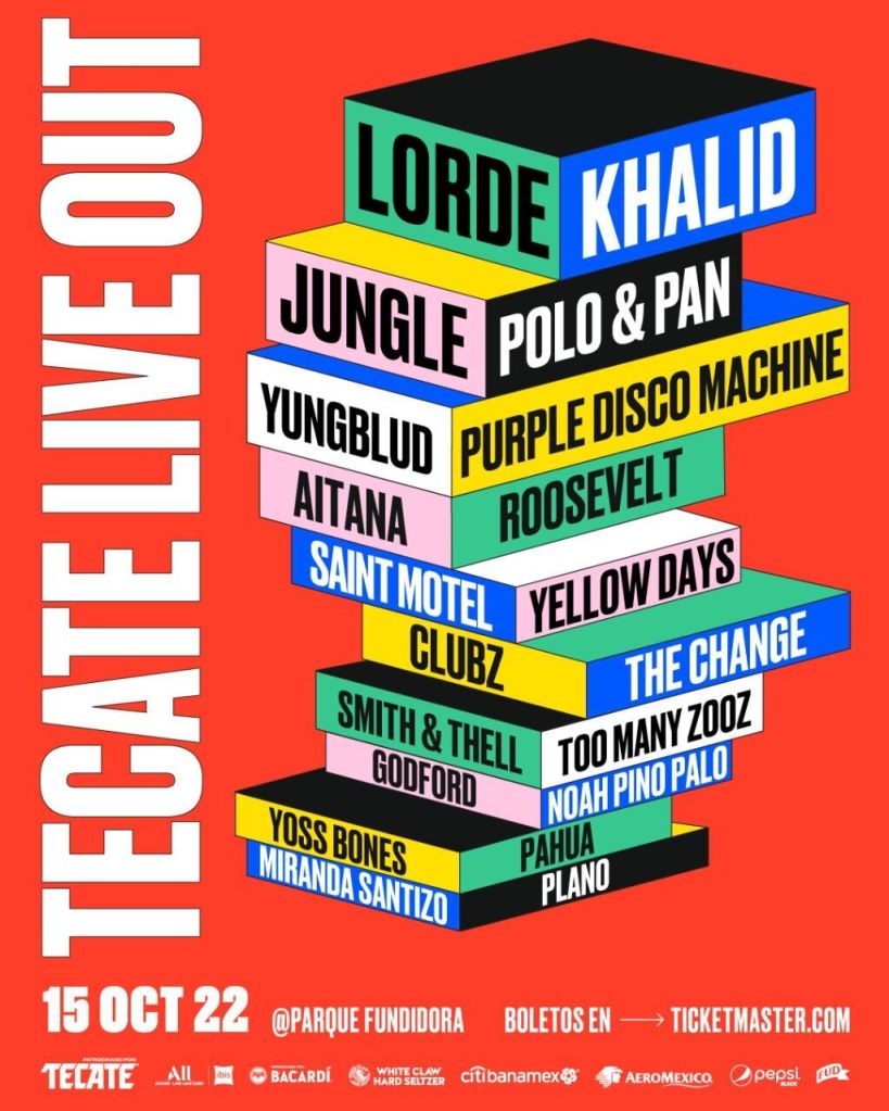 ¡Lorde, Jungle, Khalid y más en el Tecate Live Out 2022!