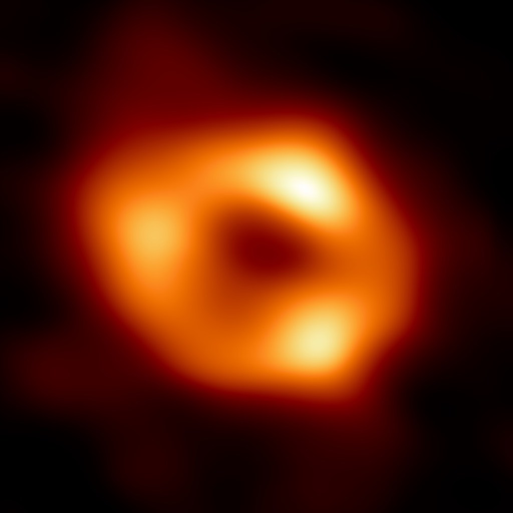 Imagen del agujero negro de la Vía Láctea
