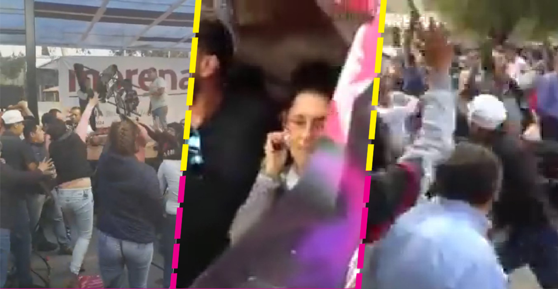 la verdad sobre los tomatazos a Sheinbaum en Coyoacán