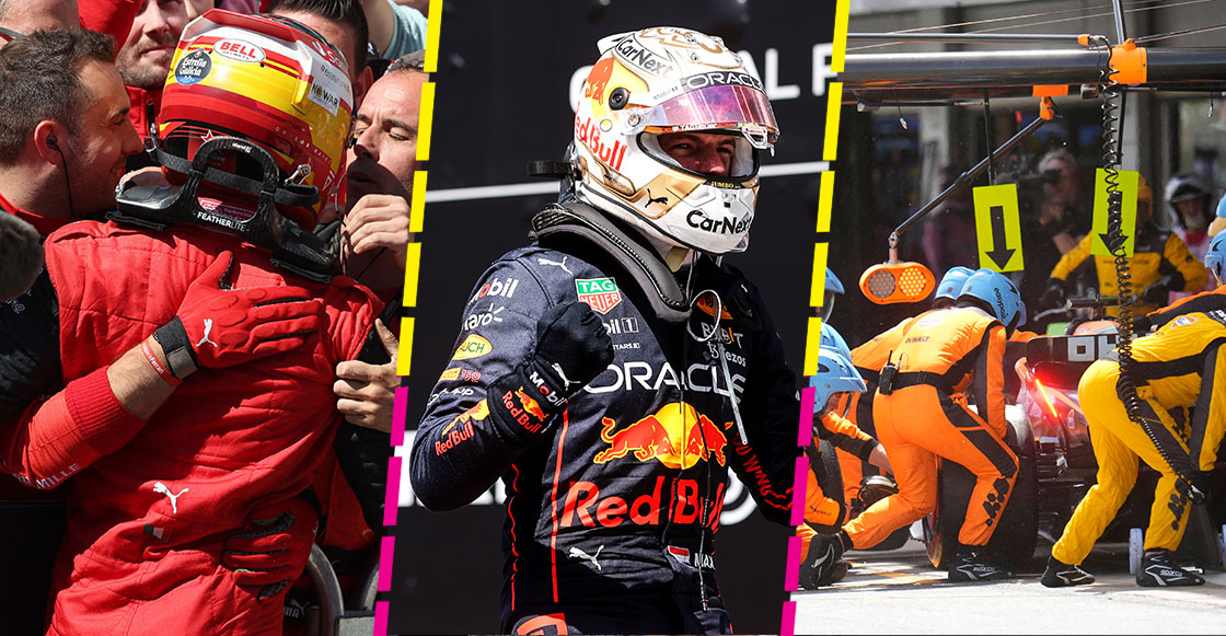 El agarrón entre Verstappen y Sainz, abandono de Checo y el pésimo doble pit stop de McLaren en el GP de Canadá