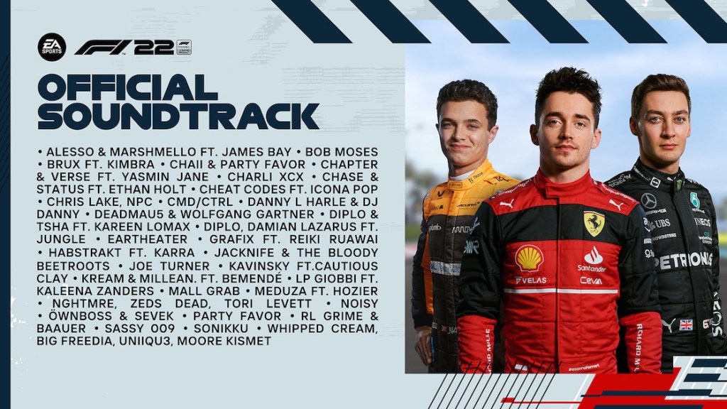 F1 22 Soundtrack EA Sports