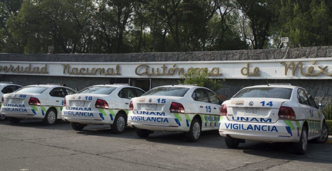 CIUDAD DE MÉXICO, 10MAYO2017.- Patrullas de vigilancia de la Universidad Nacional Autonóma de México (UNAM) se ubicarán en las entradas principales de Ciudad Universitaria con el fin de brindar mayor seguridad a la comunidad universitaria. Esto tras la aparición del cuerpo de la joven Lesvy, el pasado miércoles, así como el cuerpo de un hombre, antier por la noche.