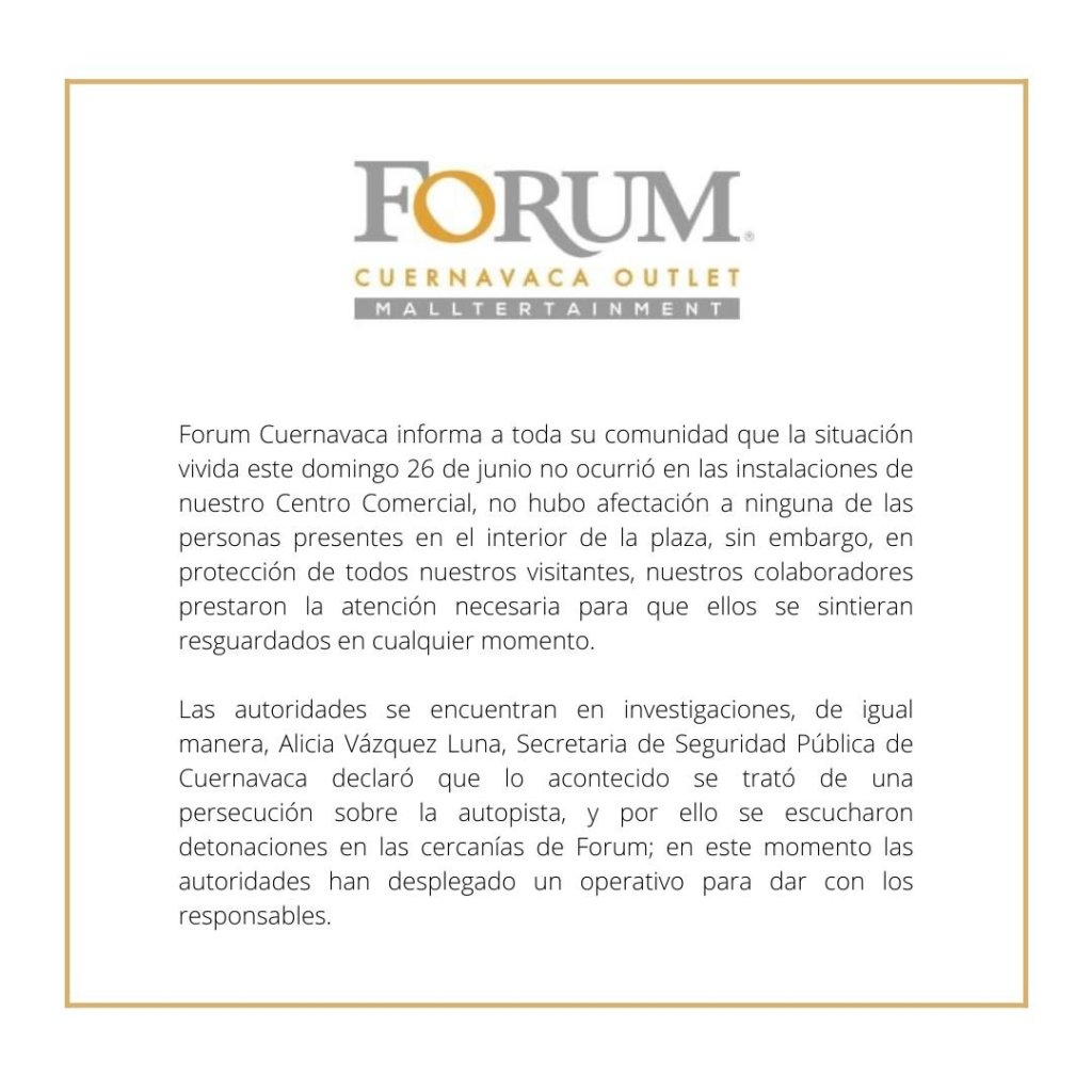 Balacera en Plaza Forum Cuernavaca: ¿Qué fue lo que pasó en realidad?