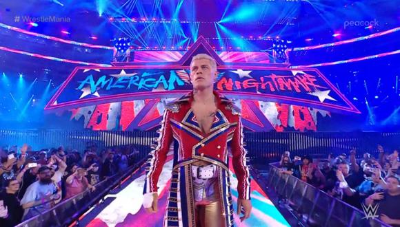 Cody Rhodes en su regreso en Wrestlemania y participará en el Royal Rumble