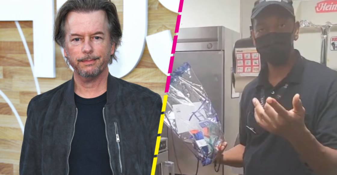Así el genial gesto de David Spade con un empleado de un restaurante