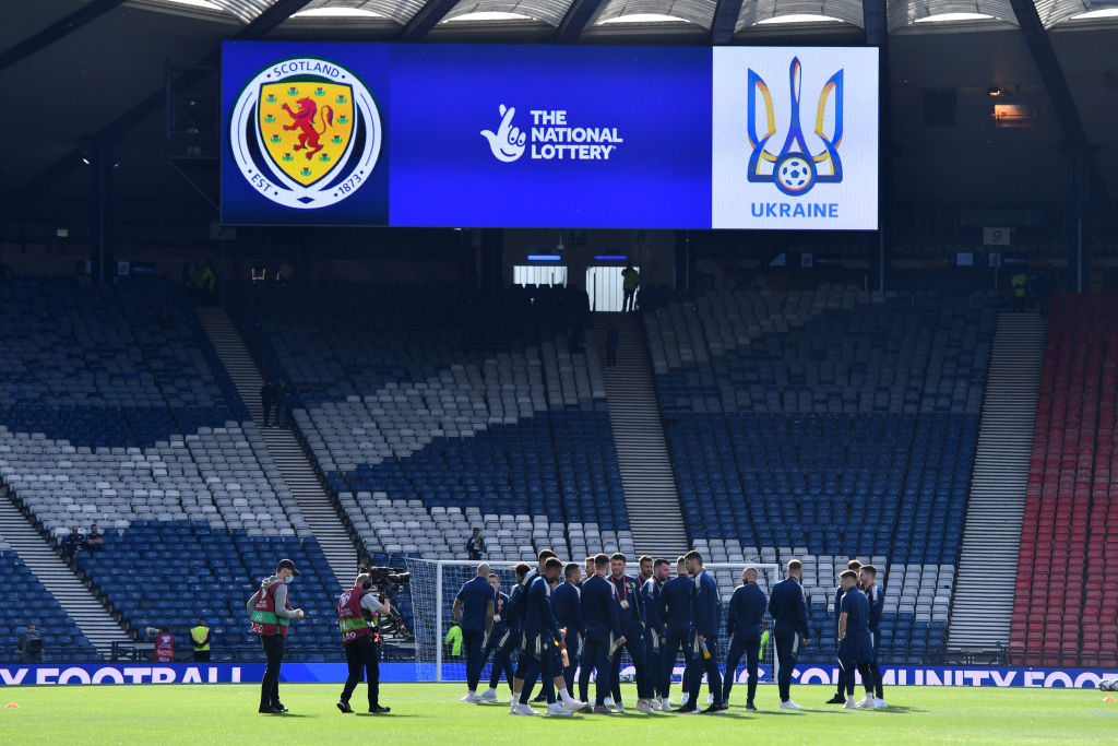 Escocia vs Ucrania en el repechaje de la UEFA